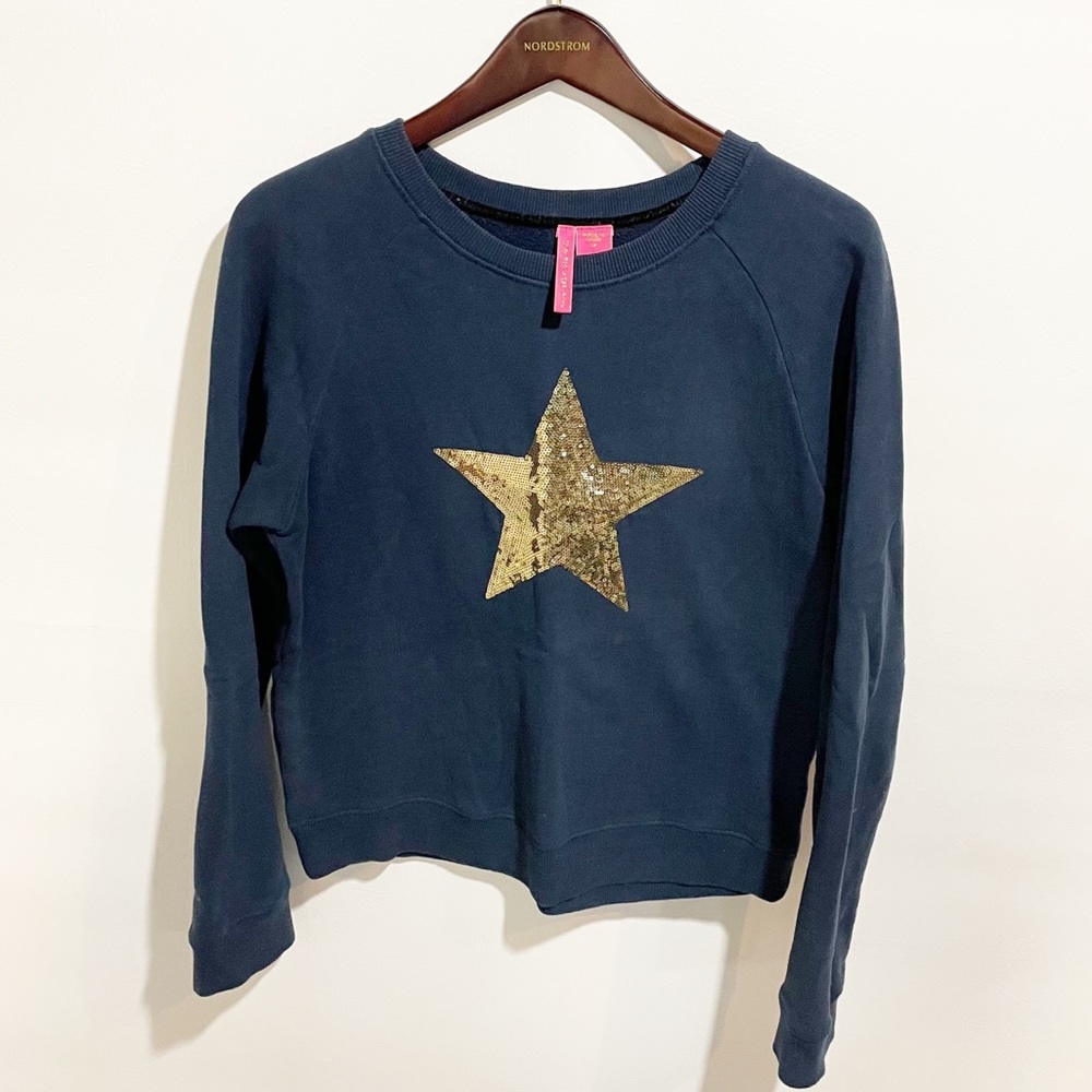 50% off listed price Charlotte Taranola Sequin Star Sweatshirt